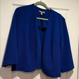Elegant Blue Women's Blazer by Dana Buchman